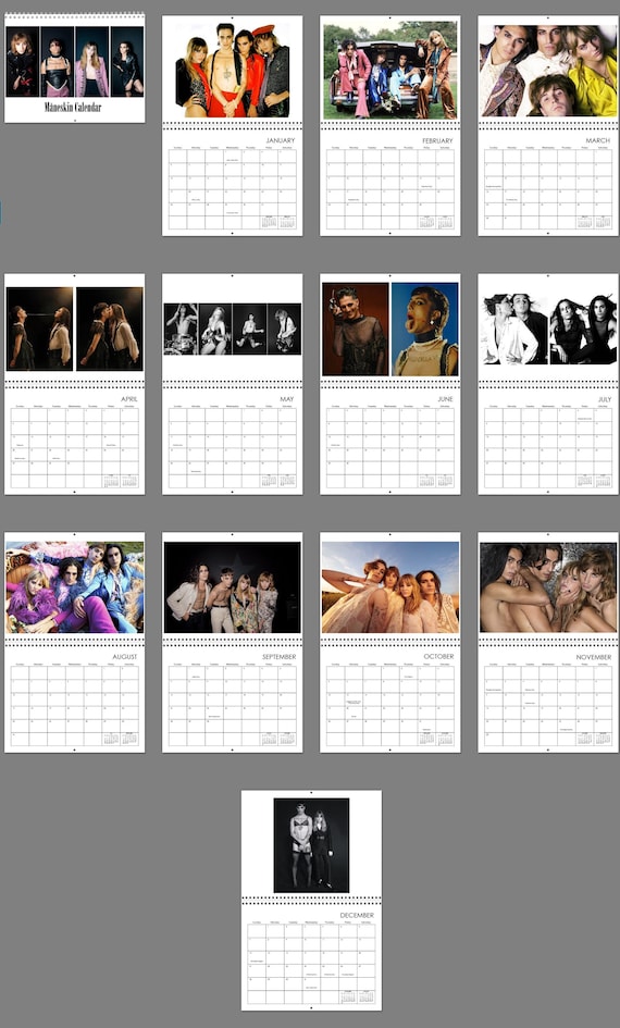 Maneskin 2026 Wall Calendar - Etsy