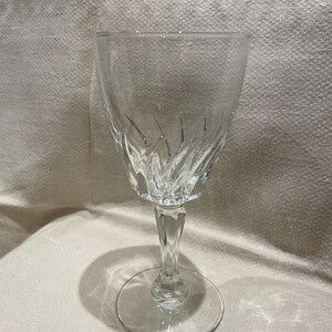Vintage 6 Piece Set of Crystal Darc Flamenco Pattern Wine Glasses Etsy