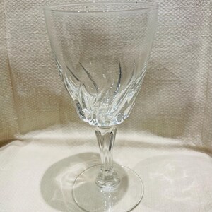 Vintage 6 Piece Set of Crystal Darc Flamenco Pattern Wine Glasses Etsy