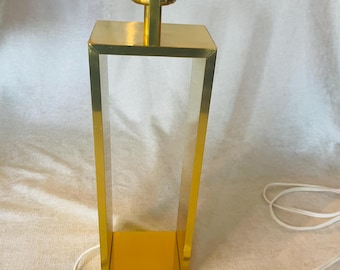 Art Deco Gold empty center Steel Table Lamp Base