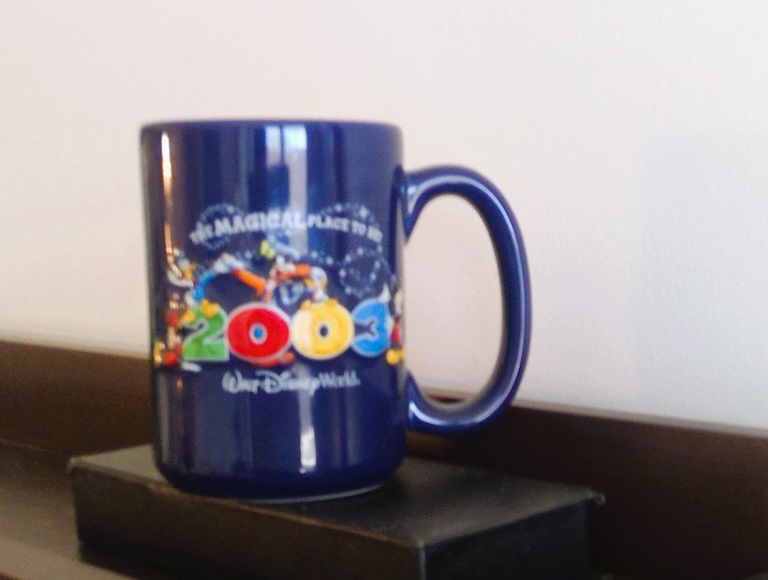 Walt Disney World 2003 the Magical Place to Be! Navy Blue Mug New - Etsy