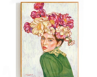 Original figurative painting made to order by Majid Saberinejad