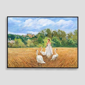 Pintura figurativa original de Majid saberinejad