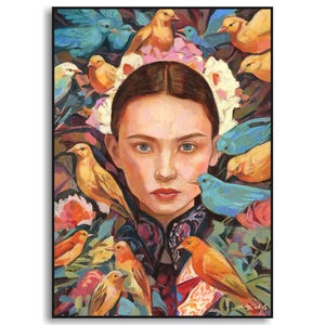 Pintura figurativa original de Majid Saberinejad