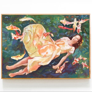 Pintura figurativa original de Majid Saberinejad