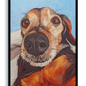 Portraits d'animaux de compagnie peints à la main personnalisés, peinture à l'huile à partir d'une photo, art personnalisé pour les proches, cadeau personnalisé, peinture personnalisée