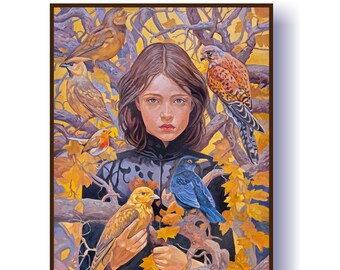 オリジナル人物油絵肖像画｜現代印象派の人物・動物画｜カスタム感情