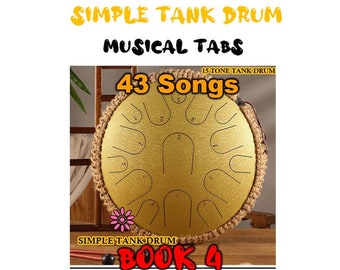 Steel Tongue Drum E-book / Simple Tank Drum E-book  (Volume 4)
