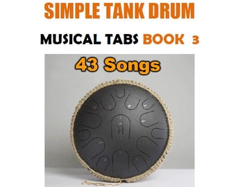 Steel Tongue Drum E-book / Simple Tank Drum E-book (Volume 3)