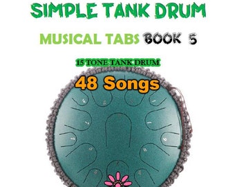 Steel Tongue Drum E-book 5 / Simple Tank Drum E-Book (Volume 5)