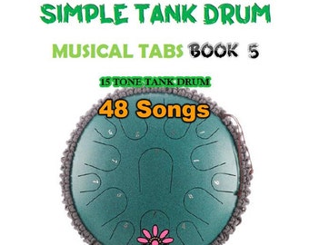 Steel Tongue Drum E-book / Simple Tank Drum E-Book (Volume 5)