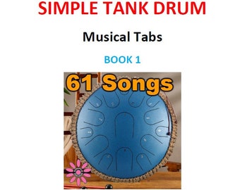 Steel Tongue Drum E-book / Simple Tank Drum E-Book (Volume 1)