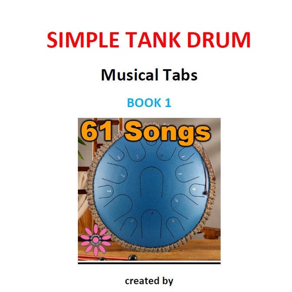 Libro electrónico Steel Tongue Drum / Libro electrónico Simple Tank Drum (Volumen 1)