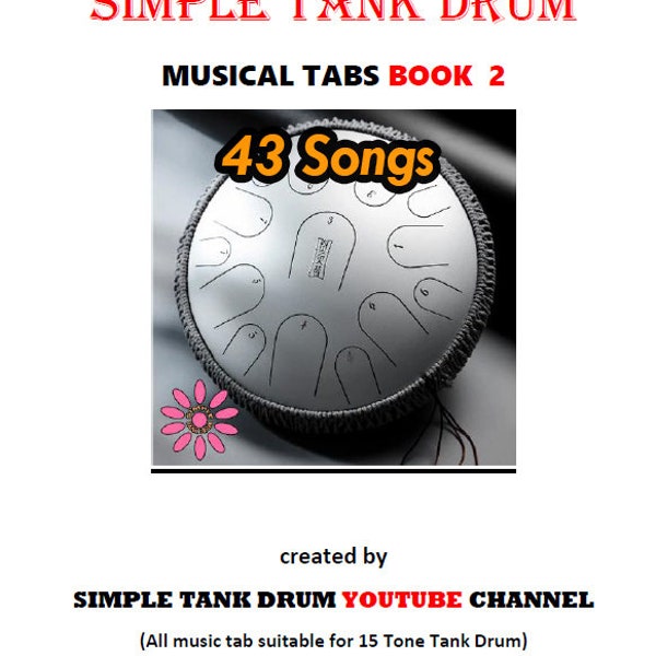 Steel Tongue Drum E-book / Simple Tank Drum E-book  (Volume 2)