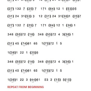 May include: A white page with the title "1. A WHOLE NEW WORLD" and musical notation. The text includes numbers and symbols, with a YouTube link at the bottom. The copyright notice states "COPYRIGHT SIMPLE TANK DRUM YOUTUBE CHANNEL. PLEASE DO NOT REUPLOAD".