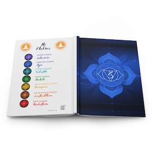 Journals Chakras Hardcover Journal Chakras Notebook Chakra Journal Chakras Notebook Chakras Gift Notebook Spiritual Journal