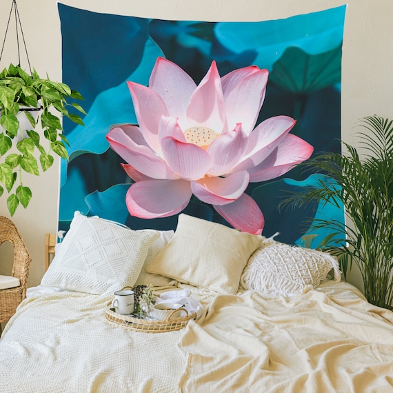 Tapestry Meditation Tapestries Lotus Wall Hanging Boho Spiritual