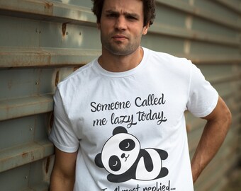 Funny Panda T Shirt - Etsy Australia