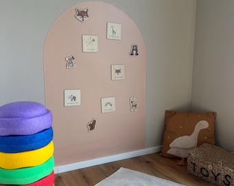 Magnetic chalkboard film | Children's room decoration | Self-adhesive whiteboard stickers | Montessori learning material | All surfaces
