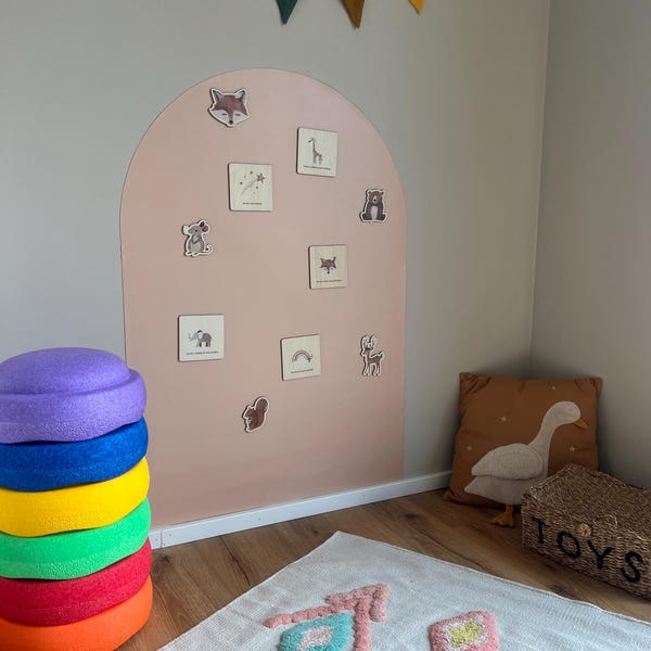 Magnetic chalkboard film | Children's room decoration | Self-adhesive whiteboard stickers | Montessori learning material | All surfaces