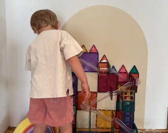 Magnetischer Wandaufkleber I Tafelfolie selbstklebend | Kreidetafel l Wanddeko Kinderzimmer I abwischbar | removable