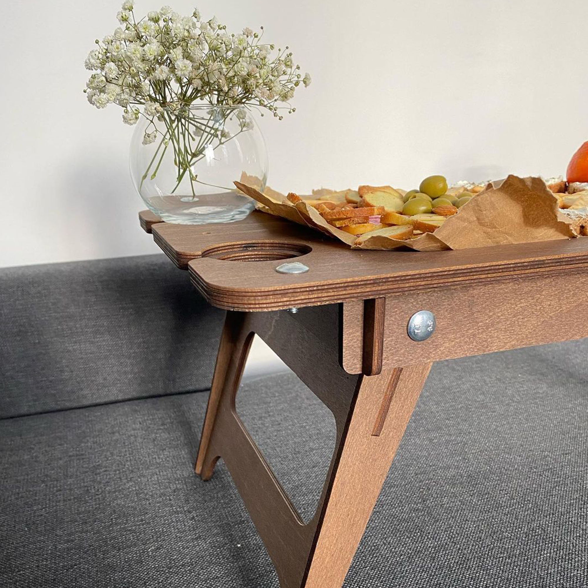 Folding Serving Tray Bed Breakfast Table Bed Table Etsy