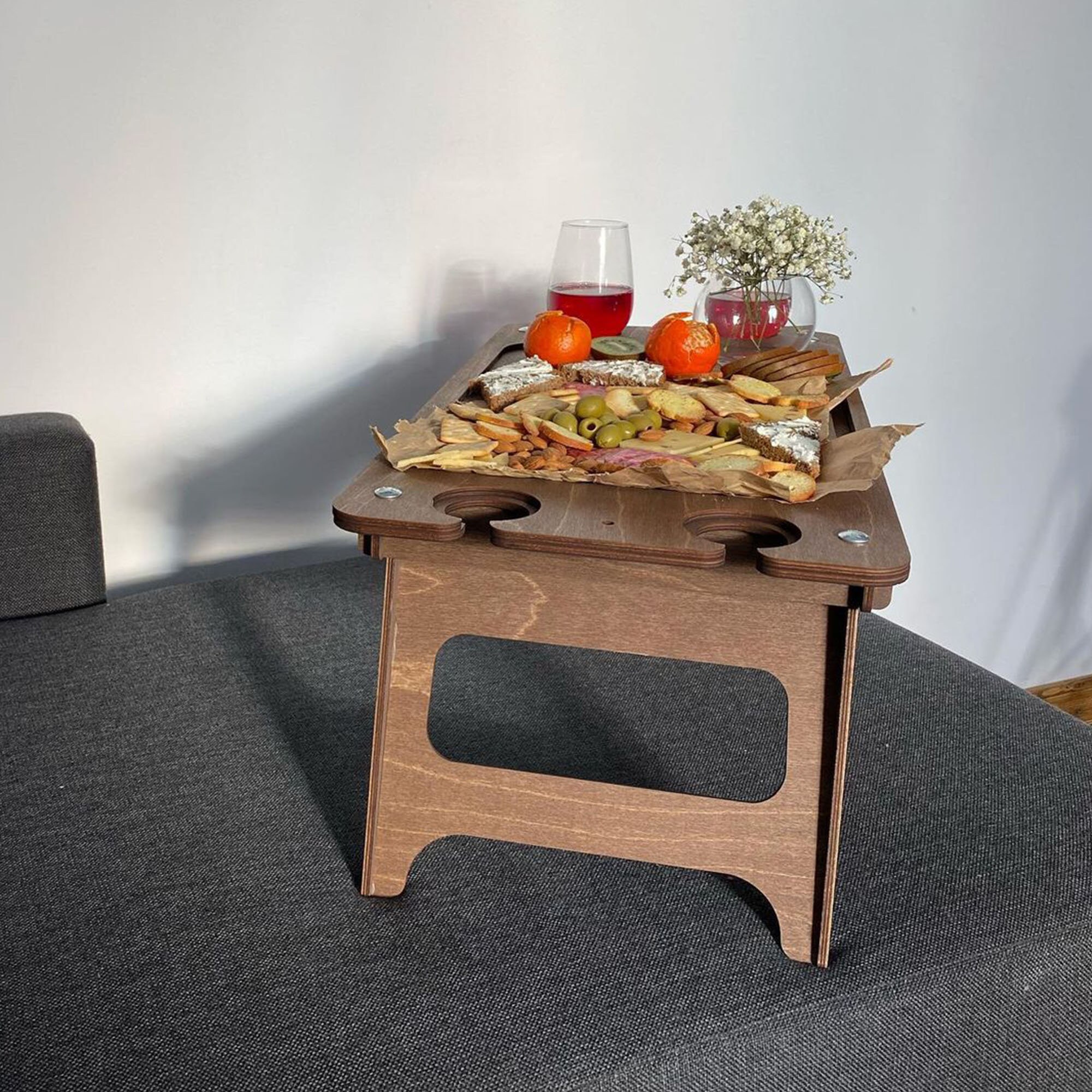 Folding Serving Tray Bed Breakfast Table Bed Table Etsy