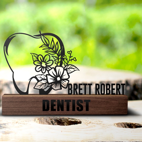 Dentist Name Sign Etsy UK