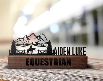 Targa Porta Ingresso Personalizzata Targa Personalizzata Per Ufficio O Scrivania - Scegli Il Tuo Nome E Colore! Targa Personalizzata Scrivania - Foto 5