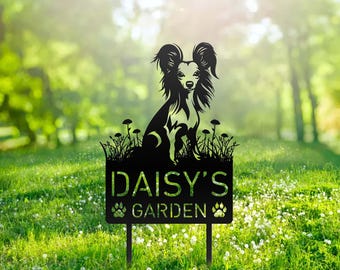 Custom Brussels Griffon Dog Metal Memorial Garden Stake Personalized Pet Grave Marker Name Sign Remembrance Stake Decor Sympathy Dog Loss - Canada