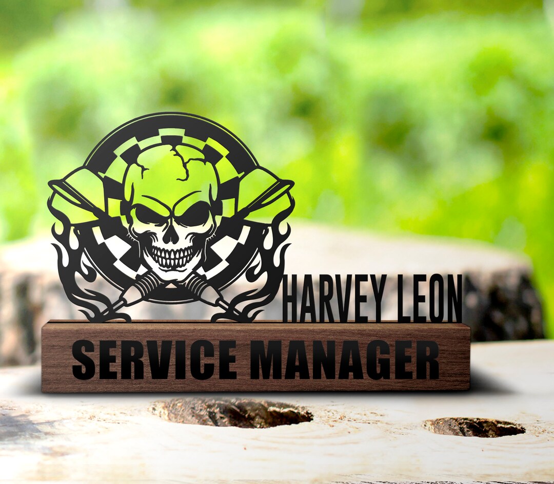 Custom Dart Desk Name Plate Wedge Personalized Dartboard Etsy