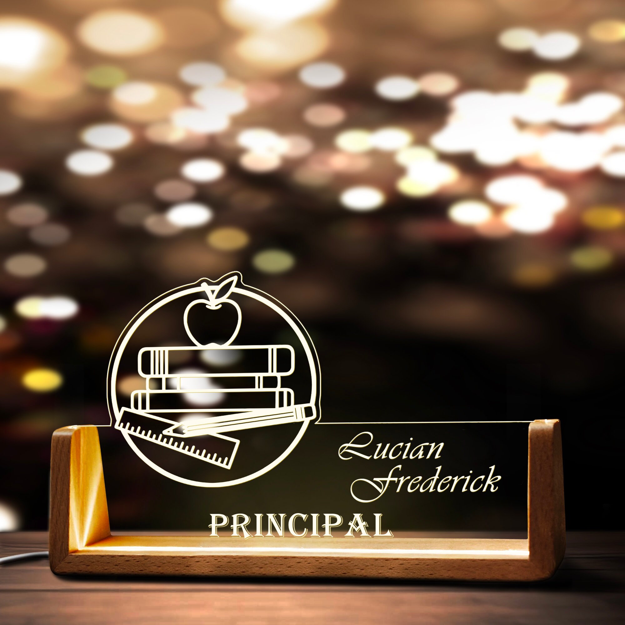 Custom Assistant Principal Desk Name Plate Personalized School Staff ...