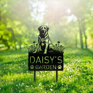 Custom Anatolian Shepherd Dog Metal Memorial Garden Stake Personalized Pet Grave Marker Name Sign Remembrance Stake Decor Sympathy Dog Loss