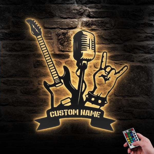 Rock and Roll Room Decorations - Etsy