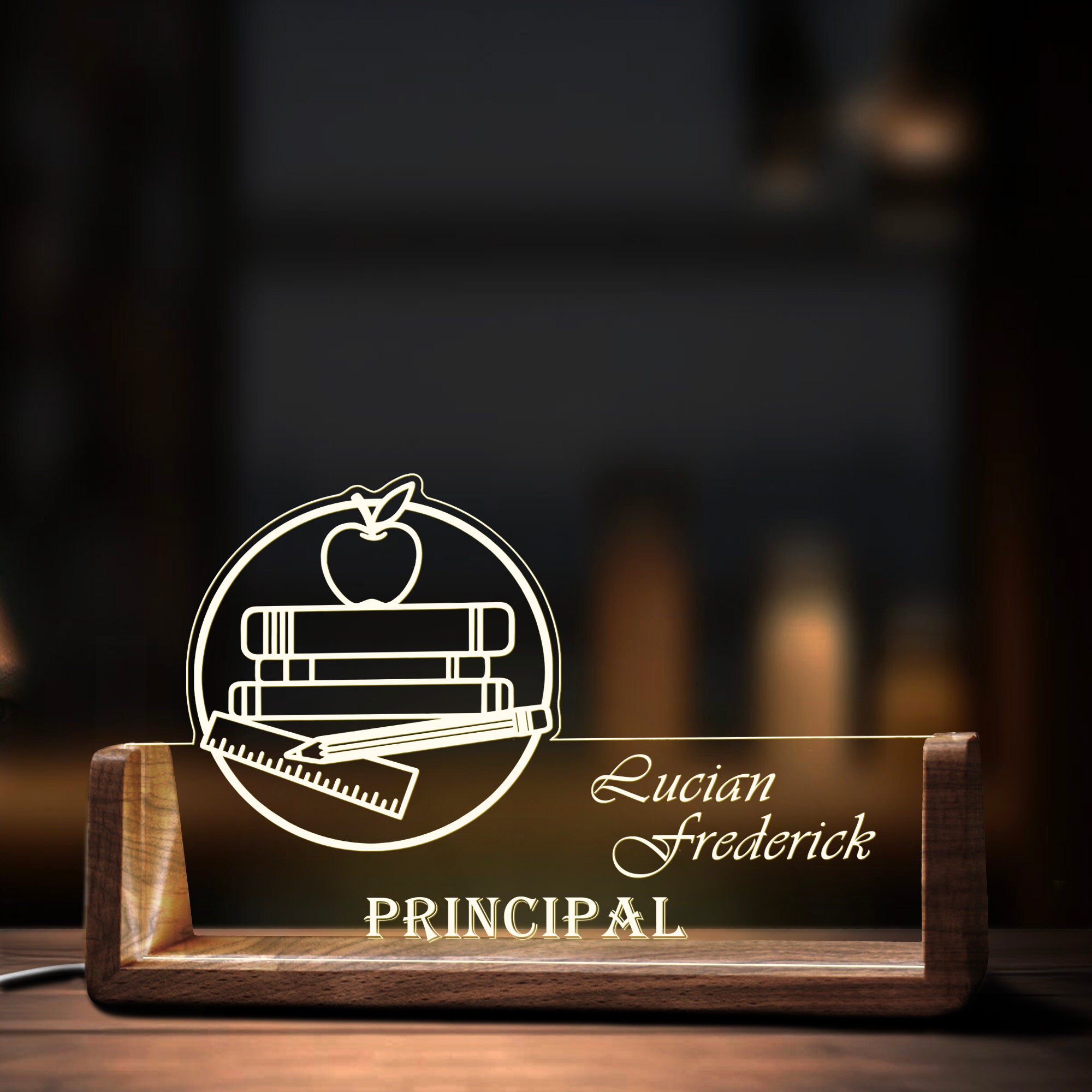 Custom Assistant Principal Desk Name Plate Personalized School Staff ...