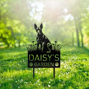 Custom Xoloitzcuintli Dog Metal Memorial Garden Stake Personalized Pet Grave Marker Name Sign Remembrance Stake Decor Sympathy Dog Loss Gift