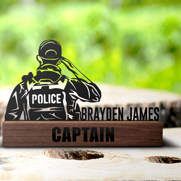 Custom Police Shelf Etsy