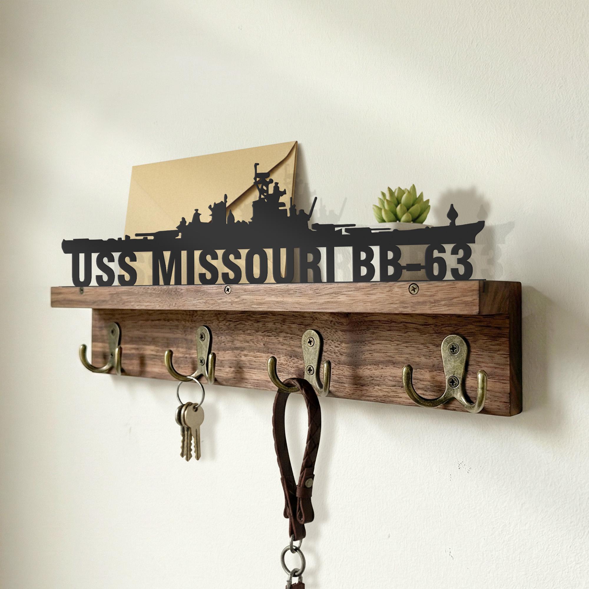 Custom US Navy Warships Wooden Shelf Metal Wall Art, Personalized ...
