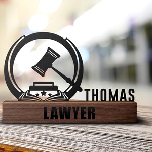 Marteau De Justice Personnalisé – Marteau Bois Gravé Texte Pour Avocat, Juge Ou Enchères, Cadeau Original
