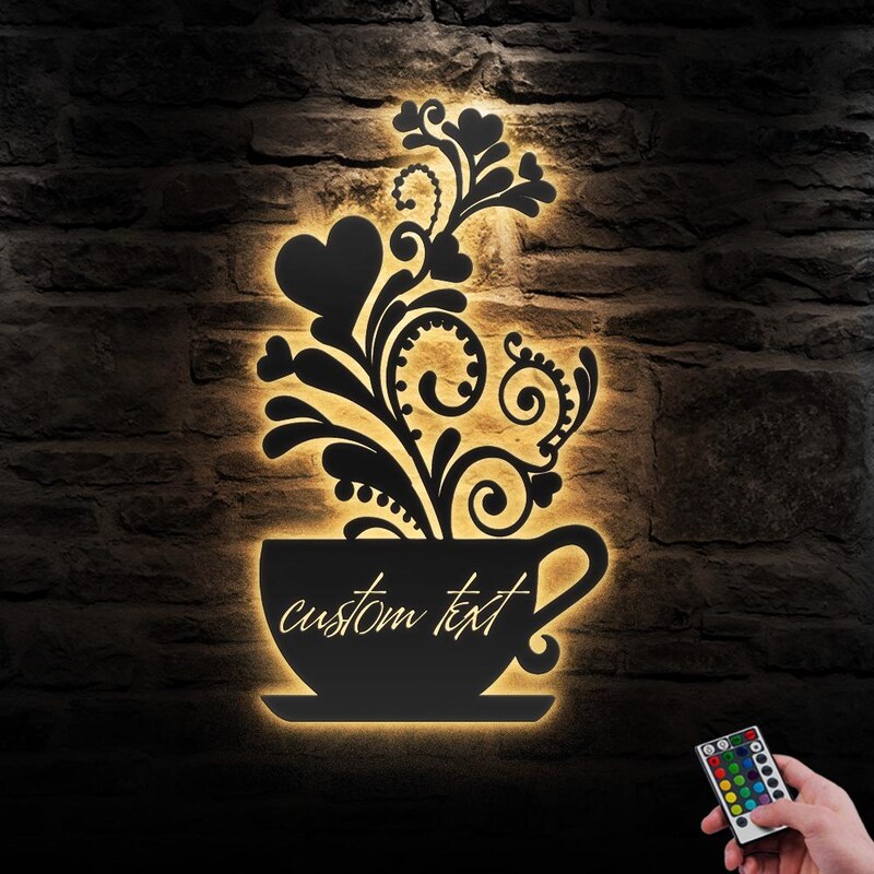 Coffee Bar Neon Signs Etsy