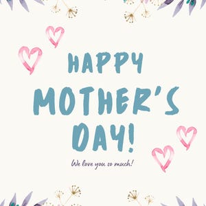 Last Minute Mother&#39;s Day Gift, Uk, Printable A4 poster