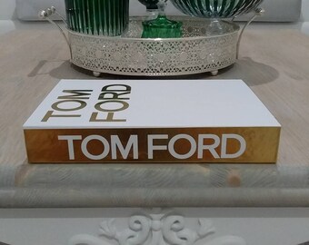 Tom Ford White Gold,Black Grey Decorative Books,Openable Book Box,Storage book box,Coffee Table Decor Books,Fake book box,Tom Ford book box Tom Ford White Gold,Black Grey Decorative Books,Openable Book Box,Storage book box,Coffee Table Decor Books,Fake book box,Tom Ford book box