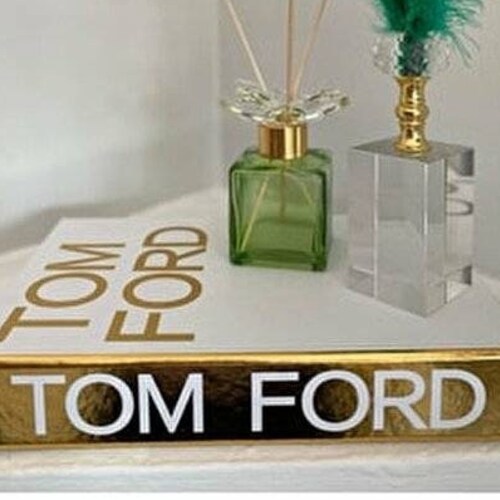 Tom Ford White Goldblack Grey Decorative Booksopenable Book Etsy