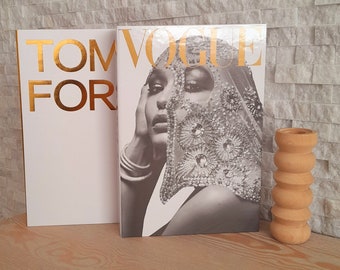 Luxury Decorative Book Box,Tom Ford book box,Openable Book Box,Coffee Table Decor,Fake Book Box,Coffee Table Books, Book Staging,Vogue Books