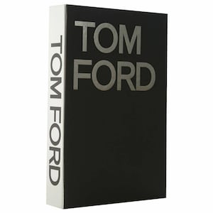 Tom Ford White Gold,black Grey Decorative Books,openable Book Box ...