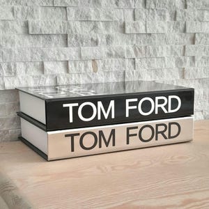 Luxury Decorative Book Box,Tom Ford Book Box,Openable book box,Home Decor,Coffee Table Decor,Fake Book Box,Luxury book,Table Decor,Book Box