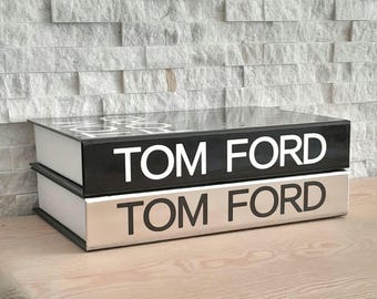 Luxury Tom Ford Book Box: Decorative Coffee Table Decor,Gift for Book Boxes Lovers