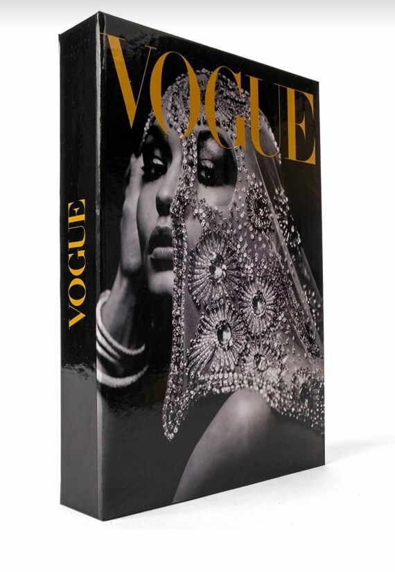 Vogue Coffee Table Decordisplay Booksbook Stagingopenable Etsy