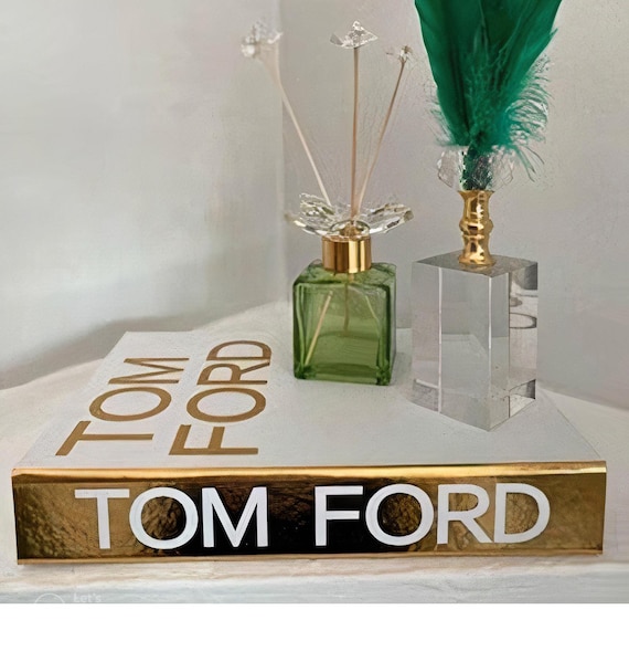 Tom Ford White Gold,black Grey Decorative Books,openable