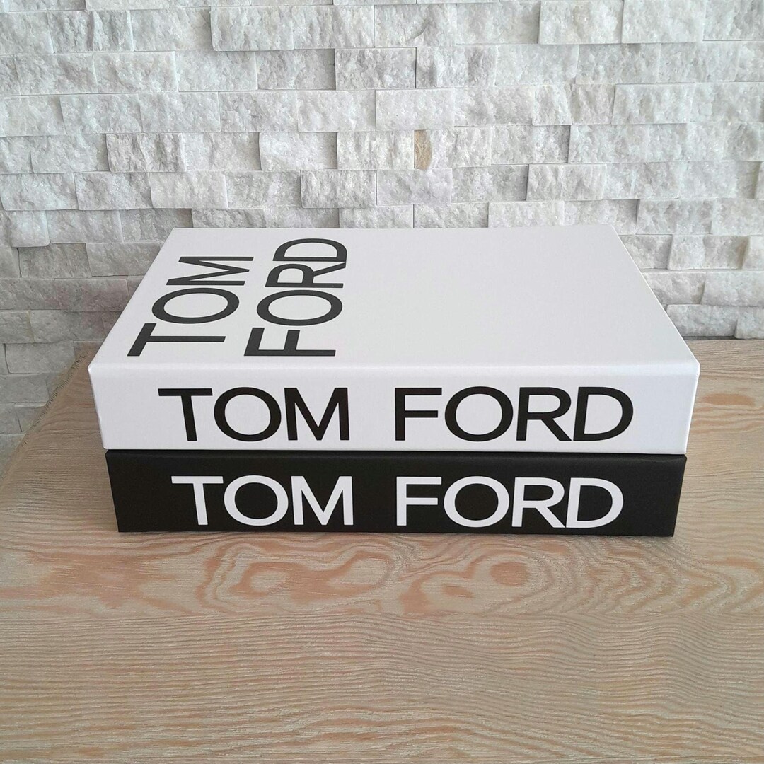 Tom Ford Book Box,coffee Table Decor,black Book Box,storage Book,book